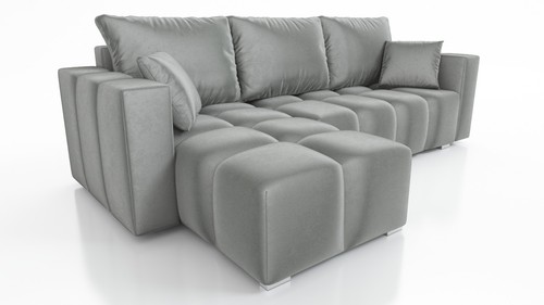 Shaped universal corner sofa - l,