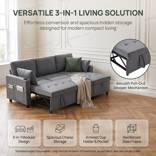 Shaped corner sofa - l,