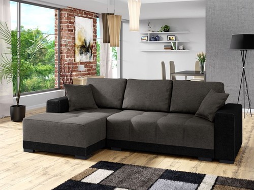 Corner sofa bed shaped - bed, l-shaped