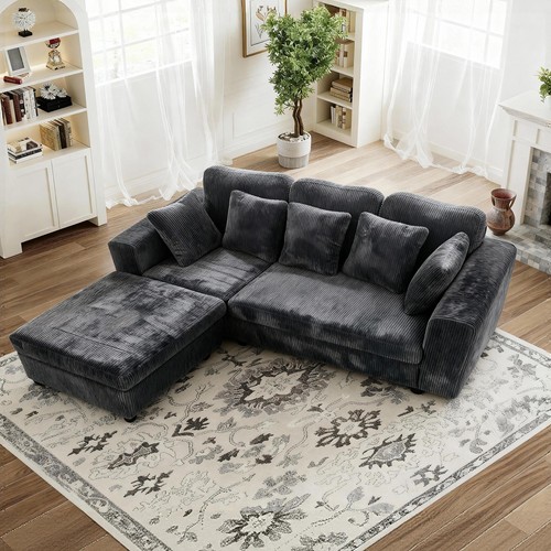 Jumbo cord corner - jumbo, sofa