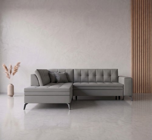Lanvin grey corner sofa bed - lanvin, |
