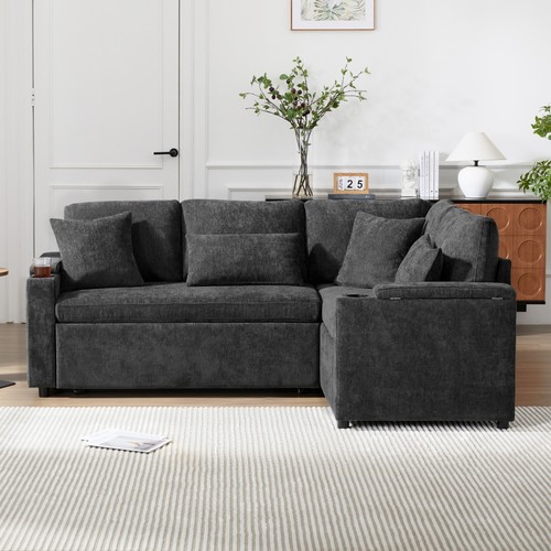Shaped corner sofa - l,