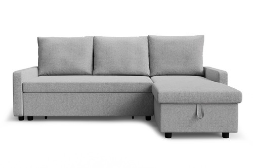Grey corner sofa bed - corner,