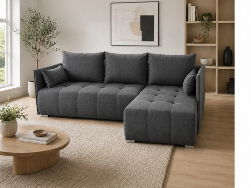 Corner sofa bed with - corner, storage