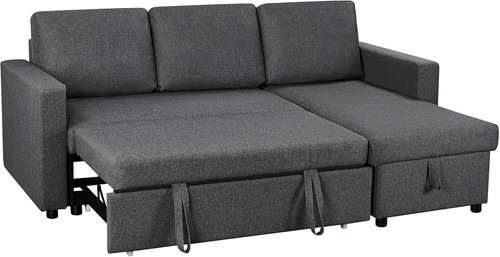Sofa bed shaped couch - bed,