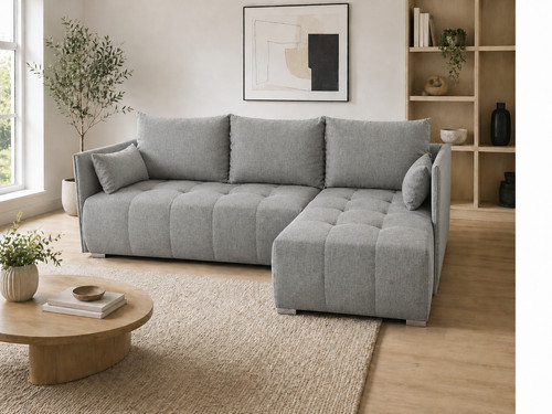 Corner sofa bed with storage - sofa,