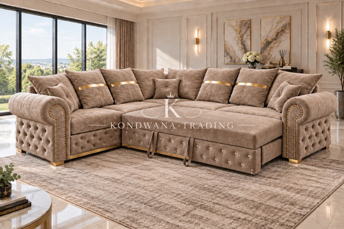 Luxury chesterfield corner - chesterfield,