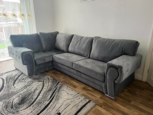 Shaped corner sofa - sofa, bed
