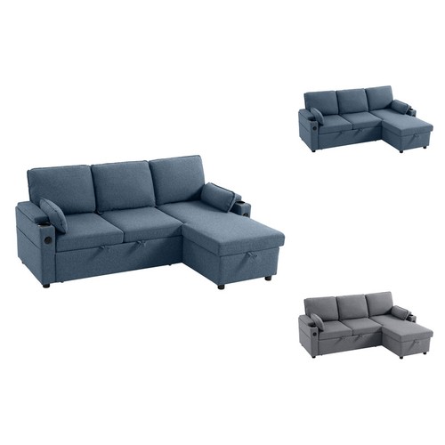 Corner sofa bed shaped - corner, bed,