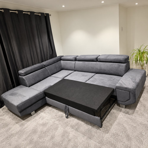 Arctic grey corner - arctic, bed