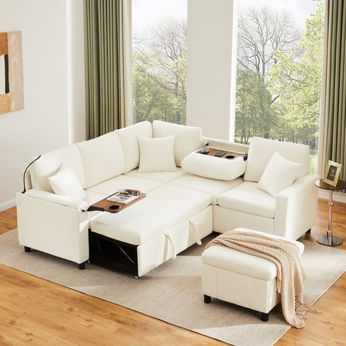 Shaped corner sofa bed - corner,