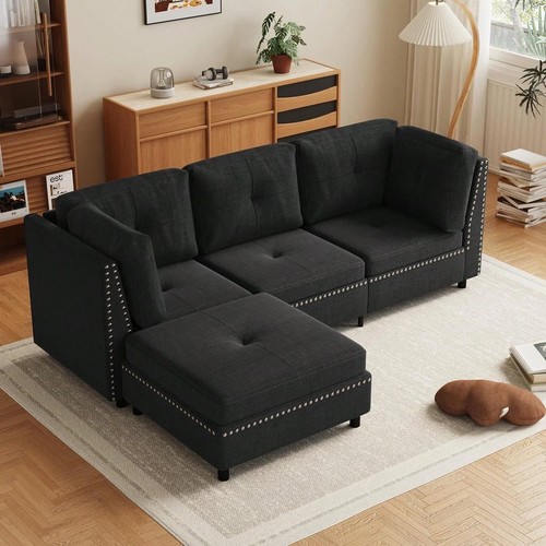Shaped corner sofa - l-shaped, 225cm
